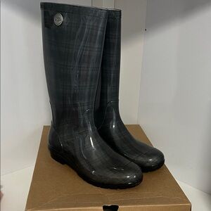 UGG Shayne Tall Rain Boot Womens Size 8